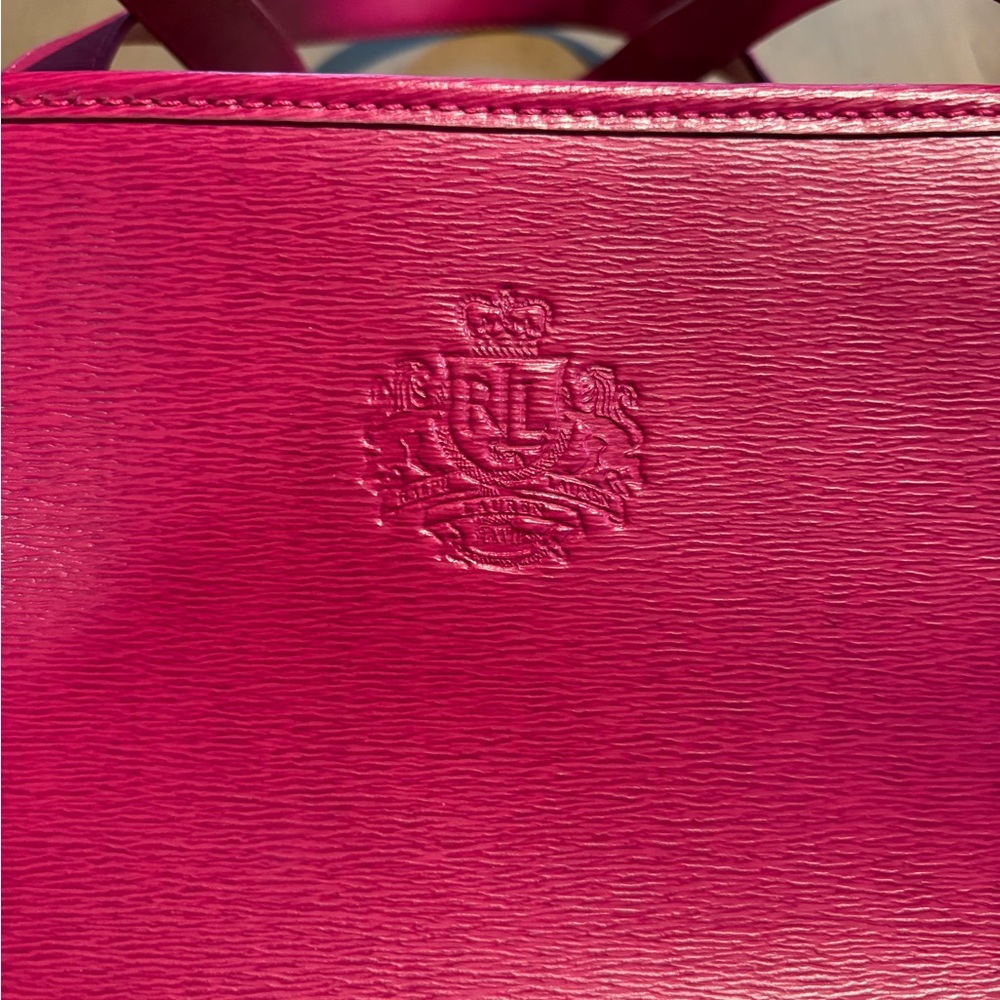 Lauren Ralph Lauren Leather Newbury Tote bag - Picture 2 of 8